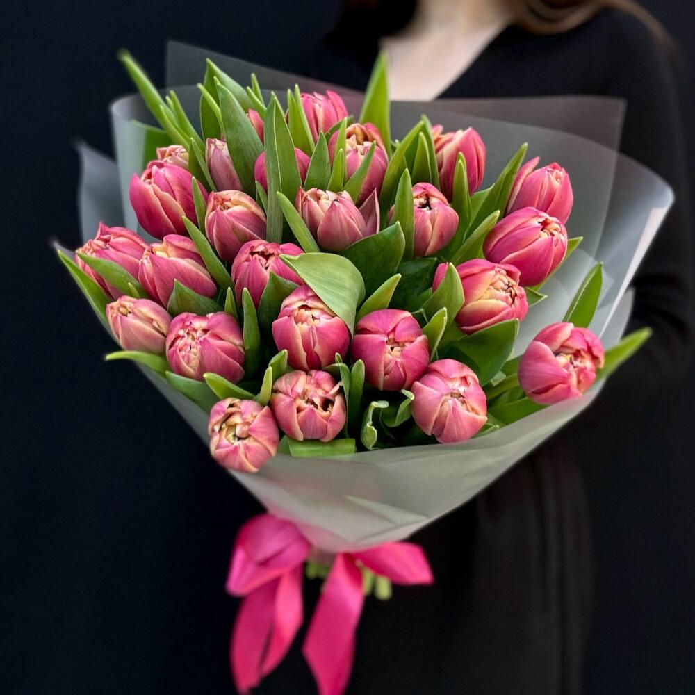 25 пион розовые тюльпаны (мб 214)
