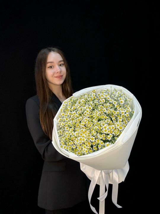 Букет ромашек (матрикария) 25 шт