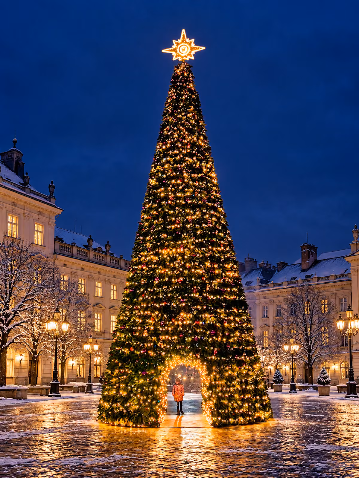 Ель с аркой