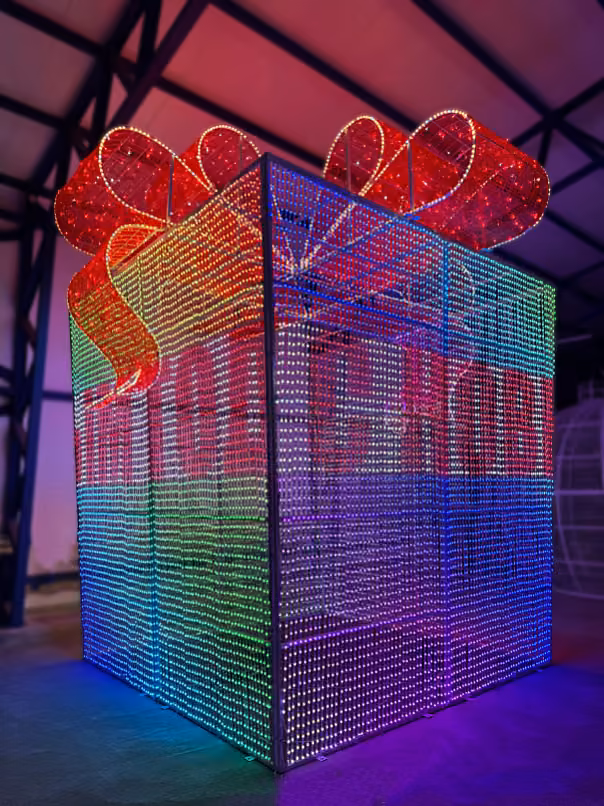 Световая фигура «Подарок Magic» RGB