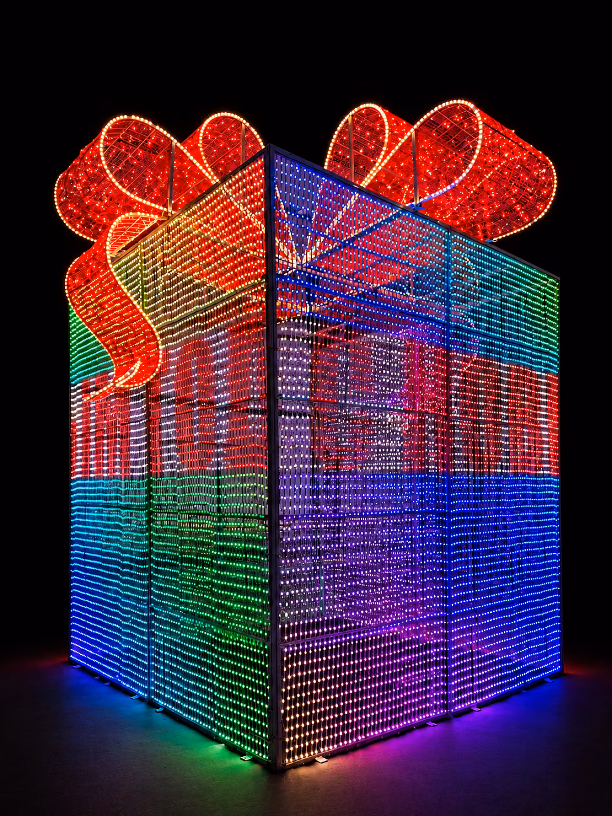 Световая фигура «Подарок Magic» RGB