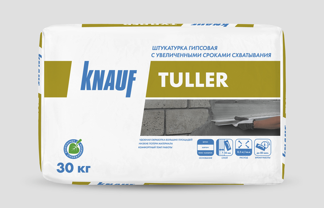 KNAUF Туллер штукатурка гипсовая с увеличенными сроками схватывания