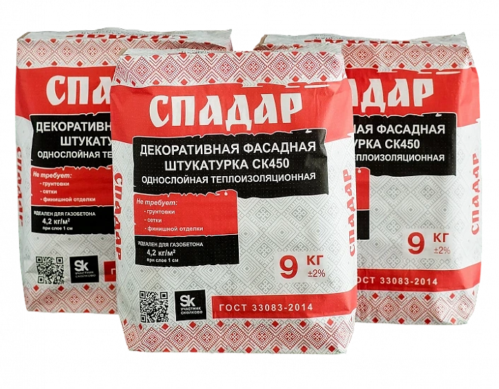 СПАДАР Декоративная фасадная штукатурка СК450