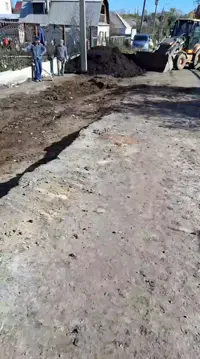 Производим благоустройство — тут раньше была большая свалка мусора,...