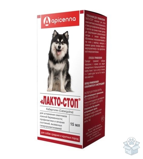 Apicenna: Лакто-стоп, для собак, 15 мл