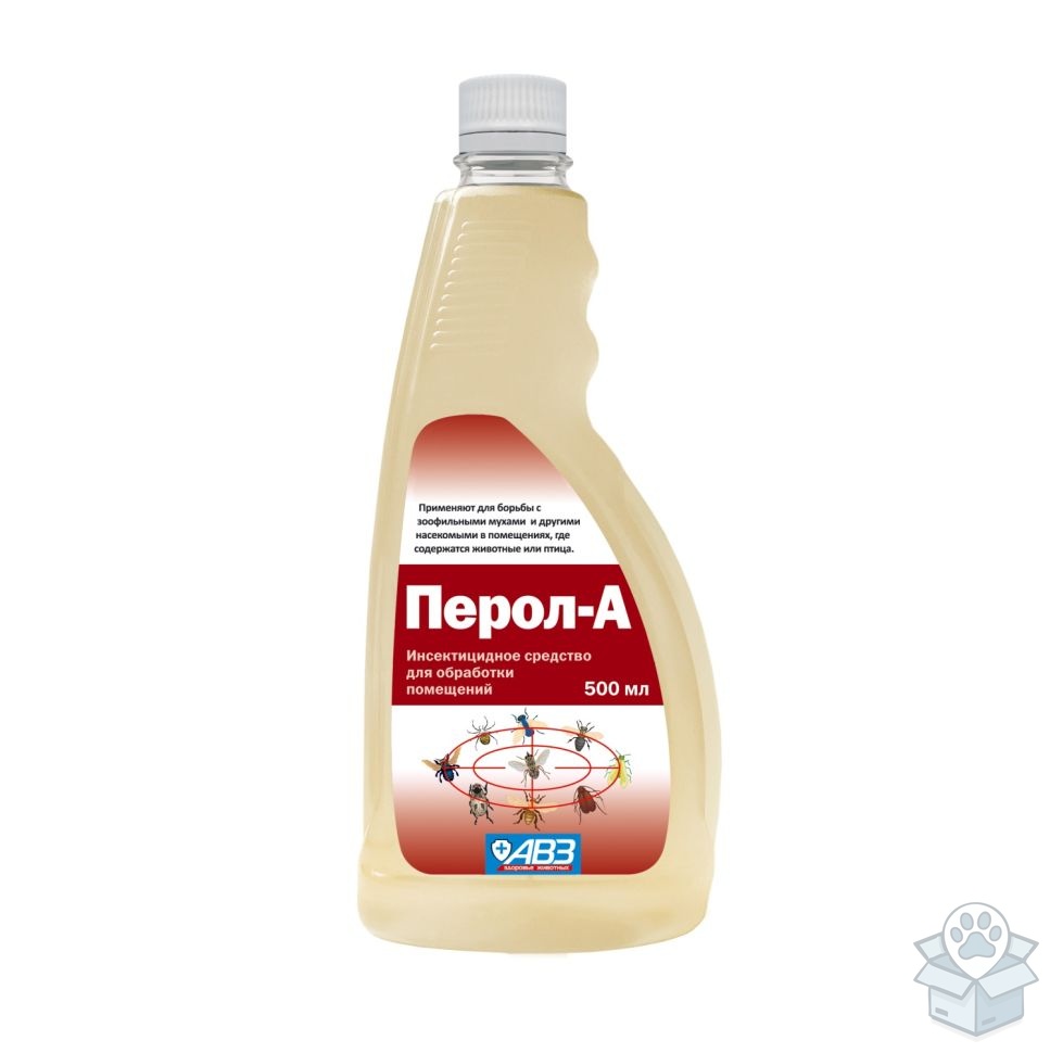 АВЗ: Перол - А, спрей для борьбы с зоофильными мухами, 0,5 л