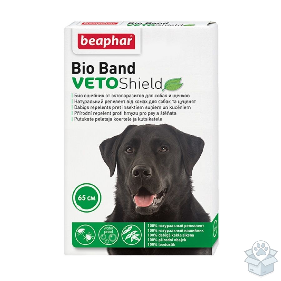 Beaphar: VETO Shield Bio Band Биоошейник от эктопаразитов, для собак и щенков, 65 см