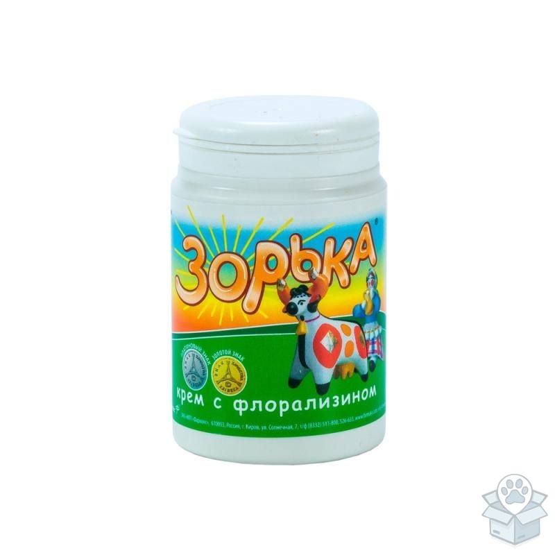 Фармакс: Зорька, крем для доения, с флорализином, 70 гр