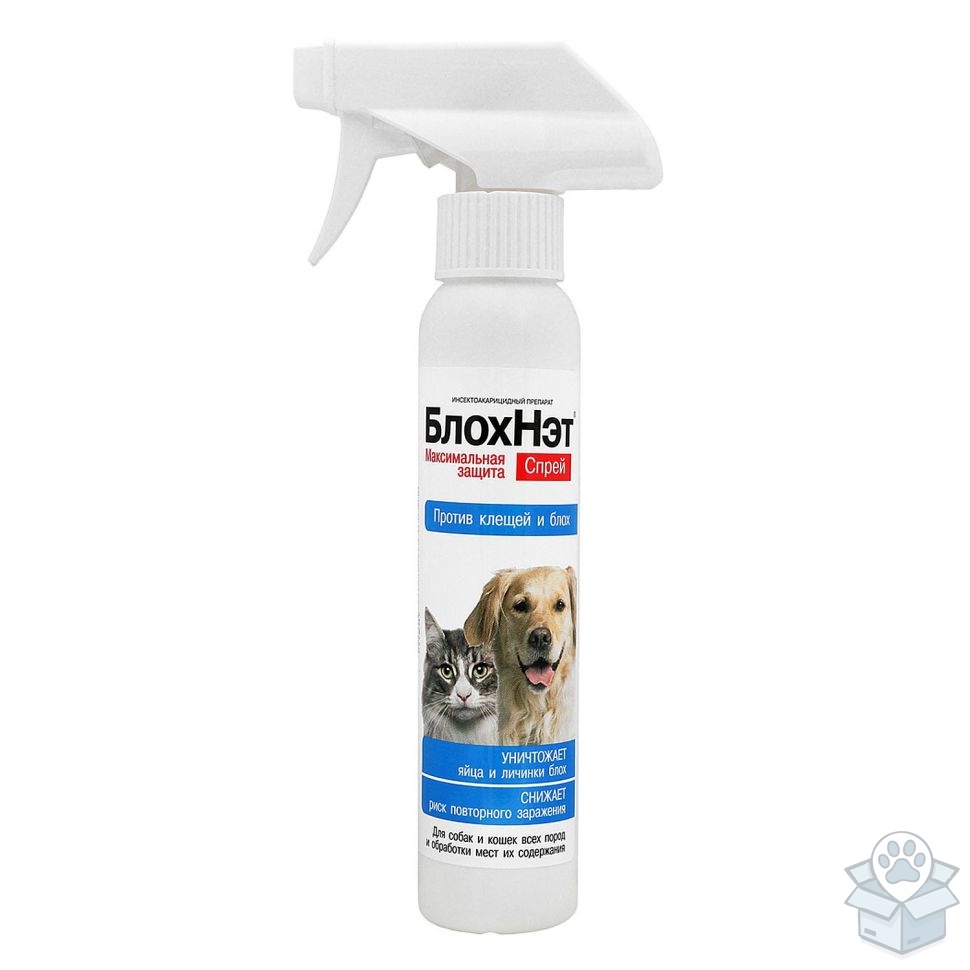 БлохНэт: спрей от блох и клещей, для кошек и собак, 150 мл