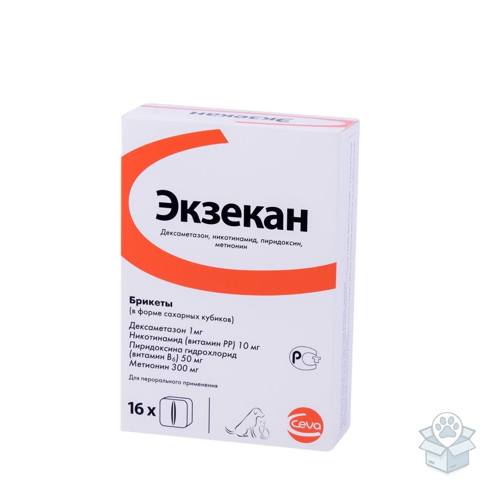 Ceva: Экзекан, 16 сахарных кубиков