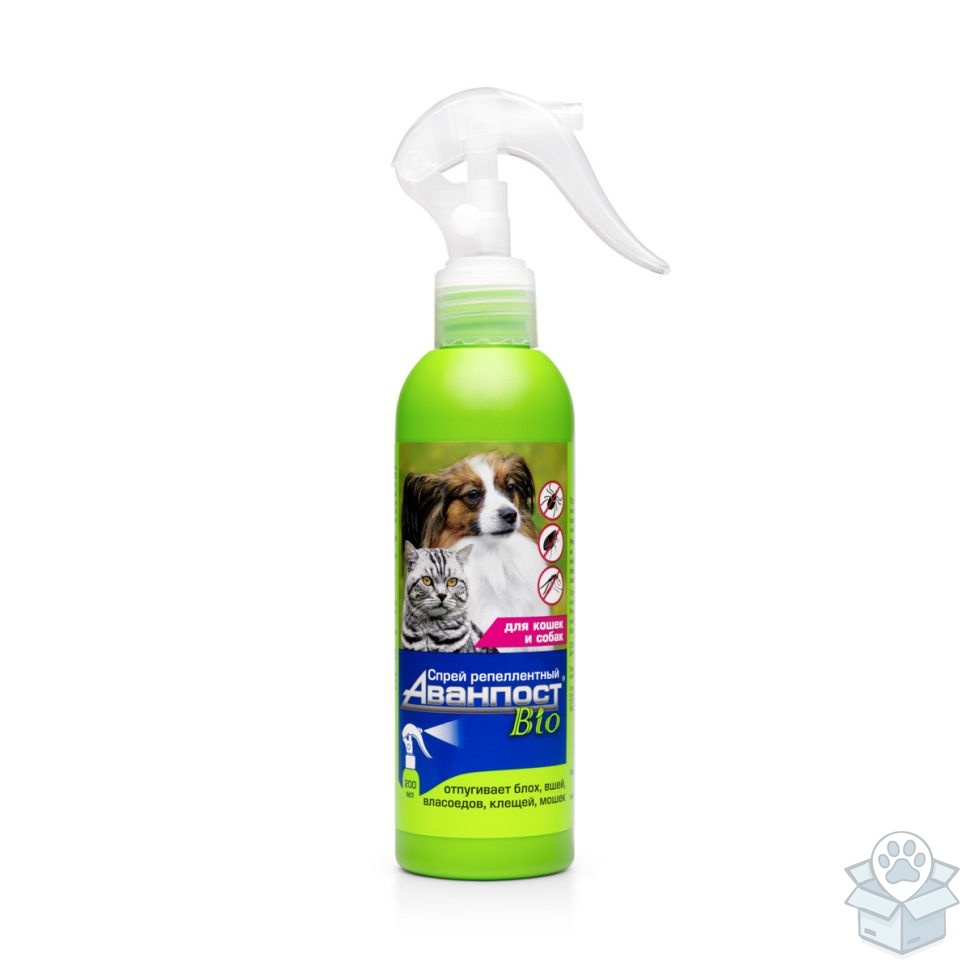 Веда: Аванпост Bio, спрей для защиты от блох и клещей, для собак и кошек, 200 мл