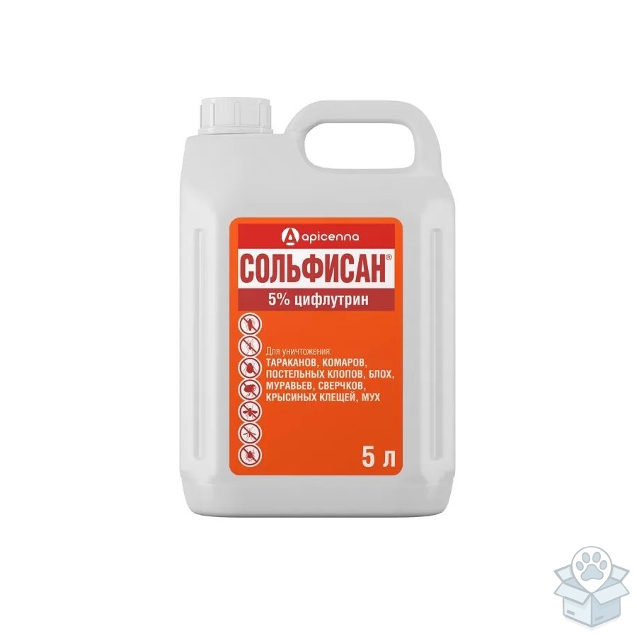 Apicenna: Сольфисан, инсектоакарицидный препарат, 5 л