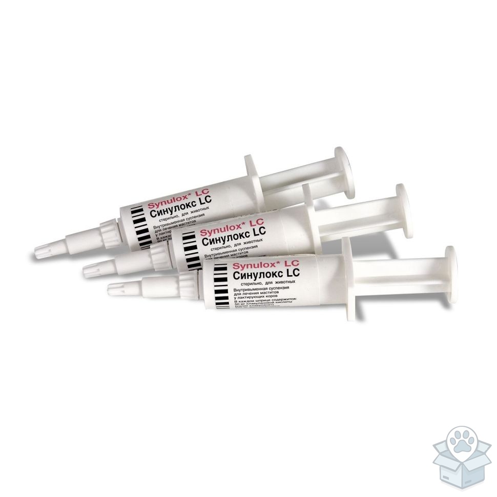 Zoetis: Синулокс LC шприц-тюбик, суспензия для интрацистернального введения, 3 г