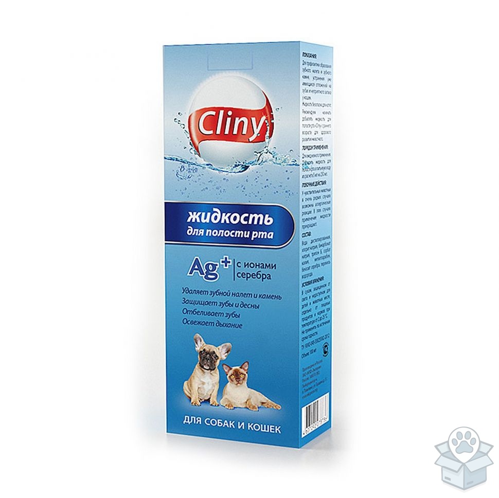 Cliny: Спрей для полости рта для кошек и собак, 100 мл