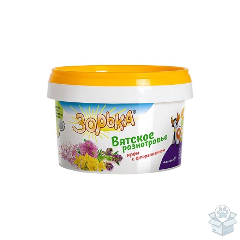 Фармакс: Зорька, Вятское разнотравье, крем для доения, с красным клевером, иван-чаем, люцерной, банка, 200 г