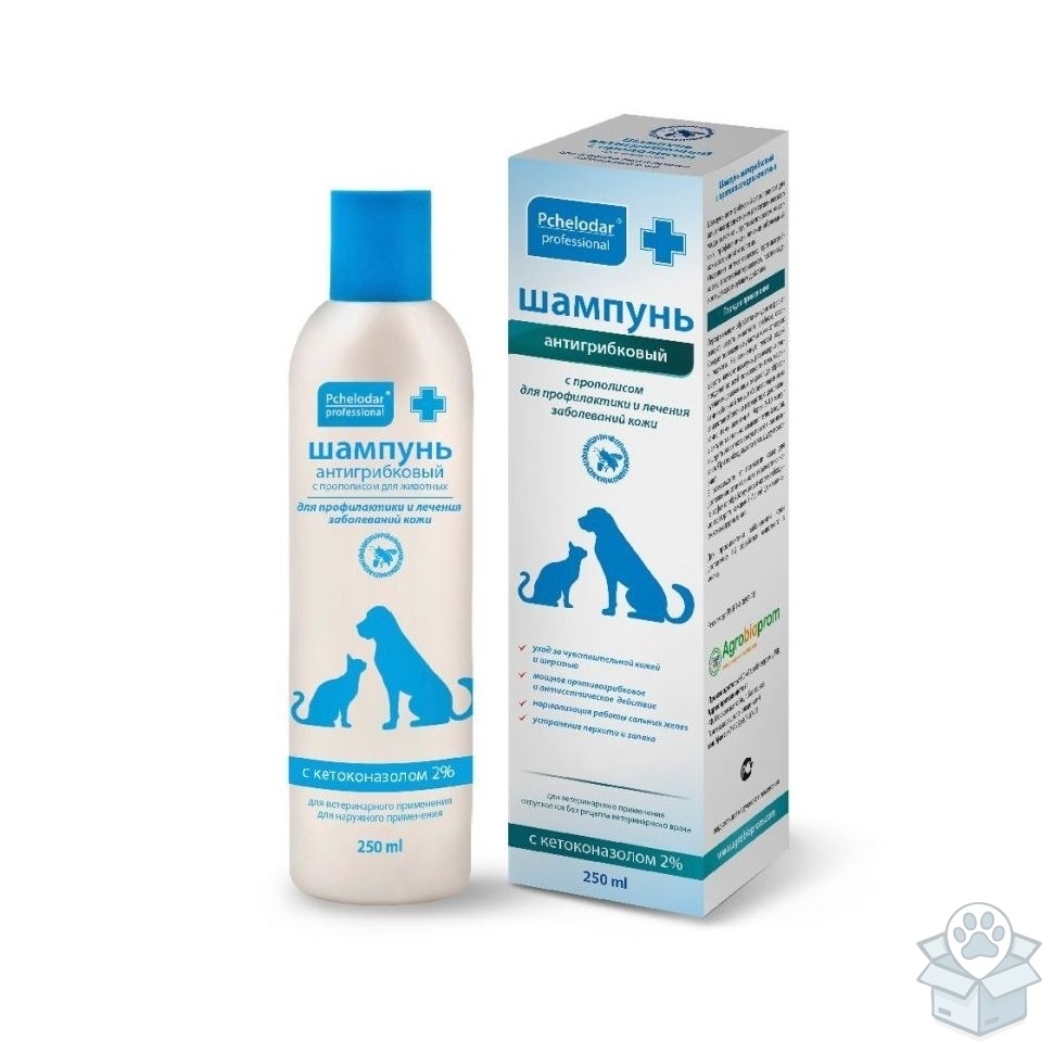 Пчелодар: Шампунь антигрибковый, с пироктоноламином, 250 мл