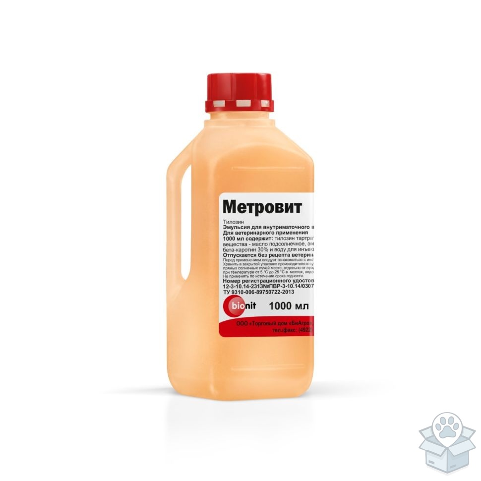 Bionit: Метролек, эмульсия для внутриматочного введения, 1 л