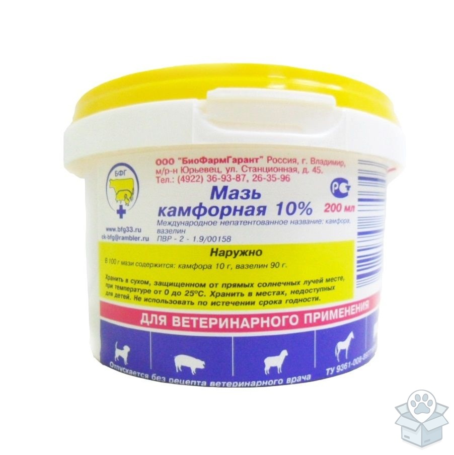 БиоФармГарант: Мазь камфорная 10 %, 200 гр