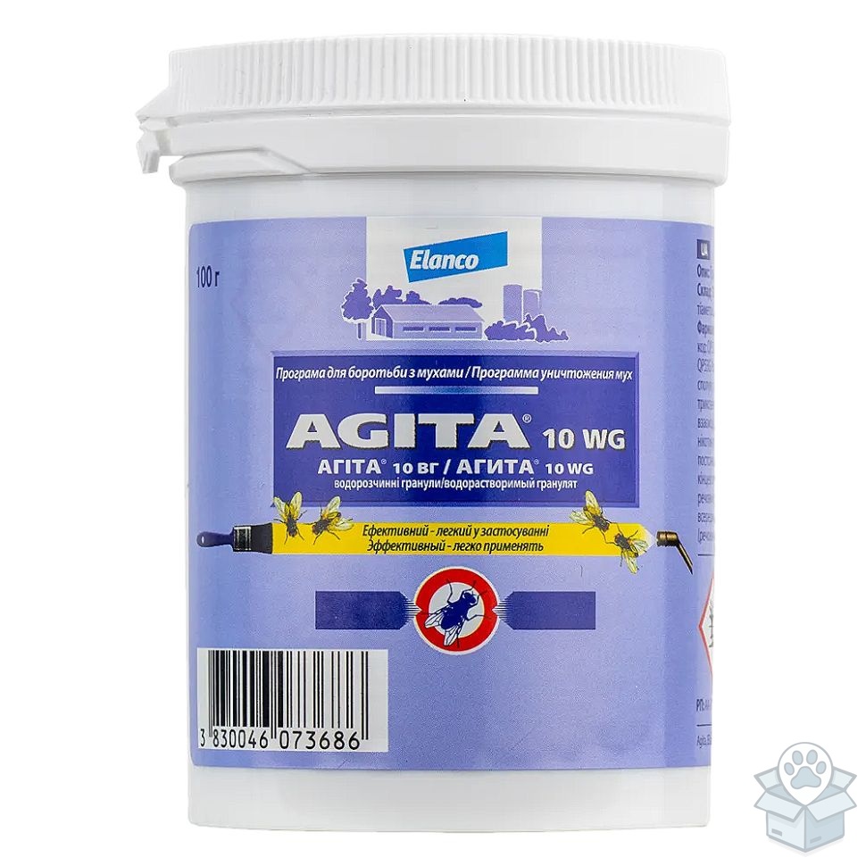 Elanco: Агита 10%, для обработки помещений, 100 гр
