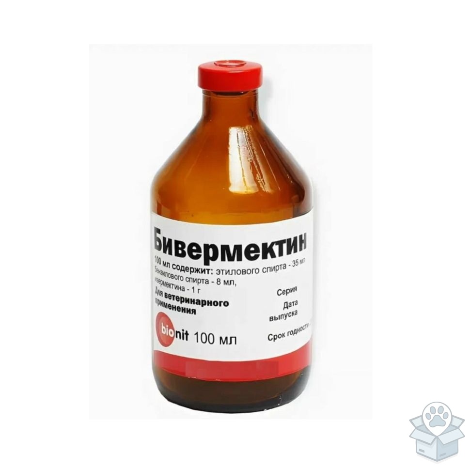 БиАгро: Бивермектин, раствор для инъекций, 100 мл