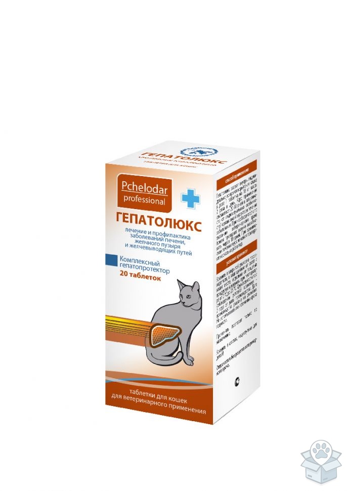 АГРОБИОПРОМ: Пчелодар: Гепатолюкс, таблетки для кошек, 20 табл./уп