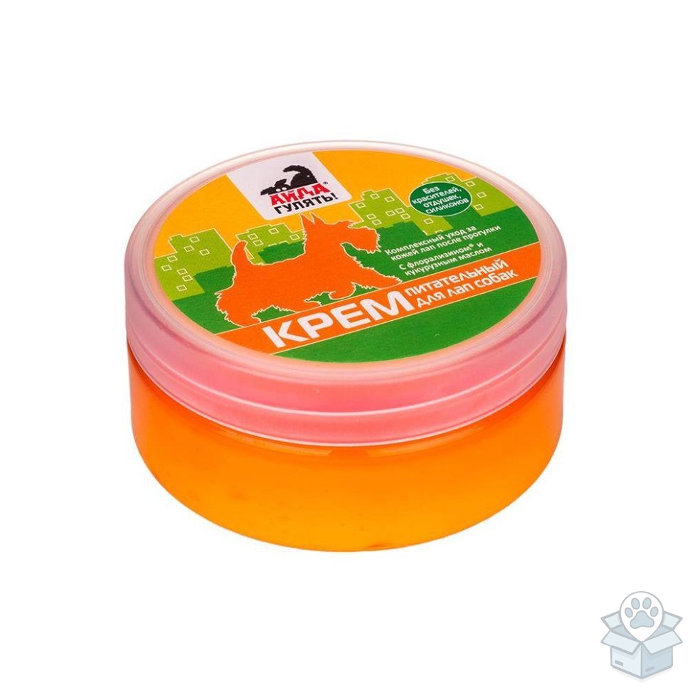 Фармакс: Айда гулять, крем питательный, для лап собак, 120 гр