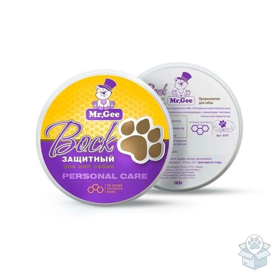 Polidex: Mr.Gee, Воск защитный, для лап собак, 100 гр