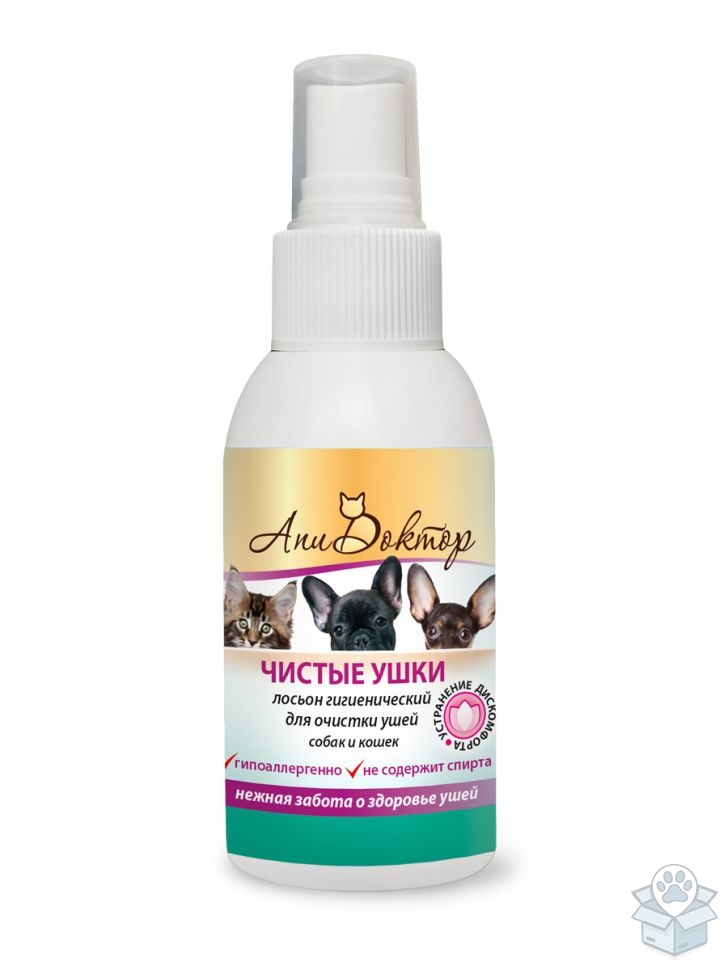 Пчелодар: Чистые ушки, лосьон для ушей, для собак и кошек, 100 мл