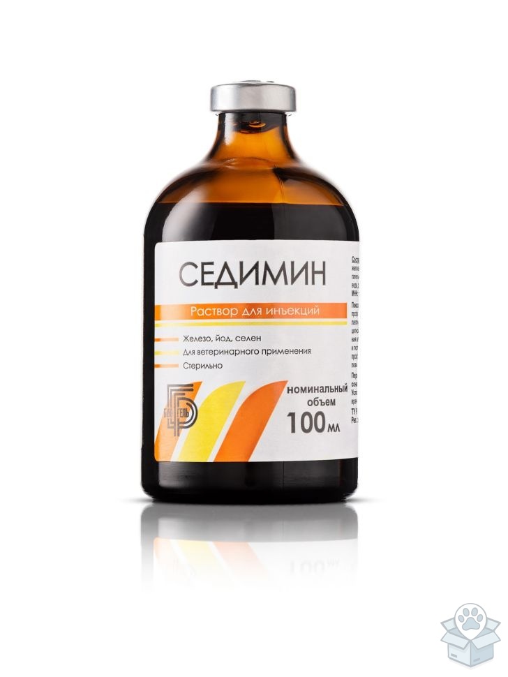 Биогель: Седимин, раствор для инъекций, 100 мл