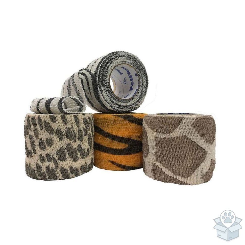 Andover: PetFlex бандаж "сафари" 5 см х 4,5 м, ассорти