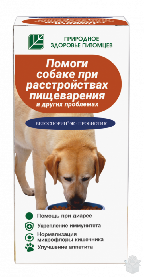 Ветоспорин-Ж пробиотик Помоги собаке при расстройствах пищеварения, 100 мл