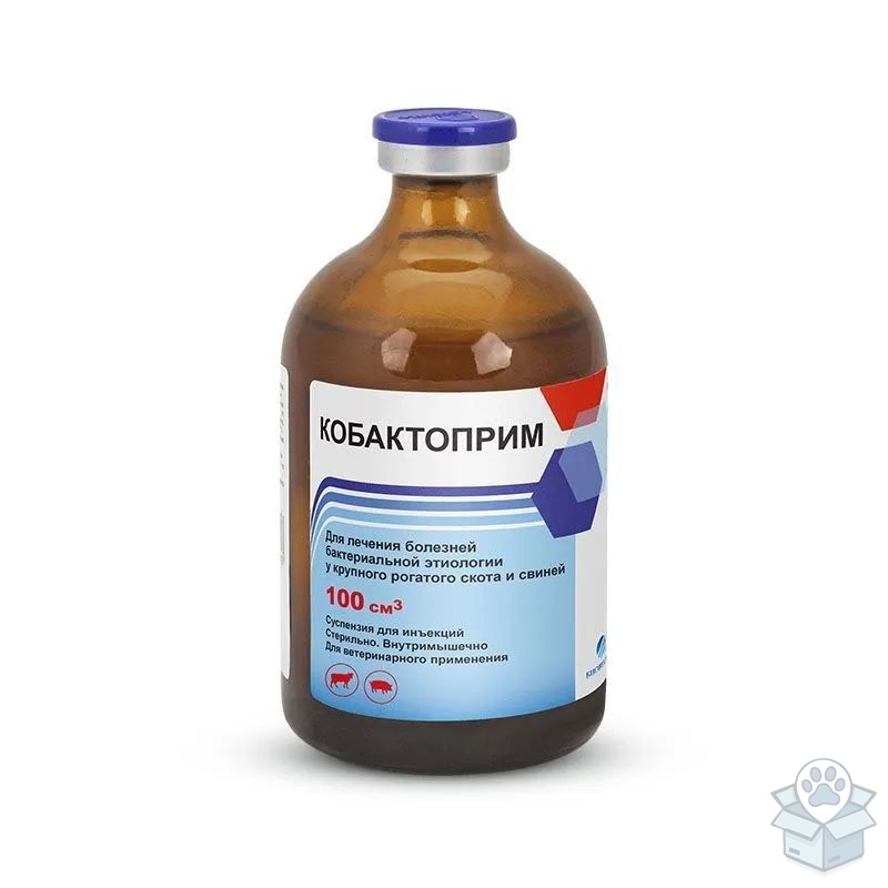 Асконт+: Кобактоприм, суспензия для инъекций, 100 мл