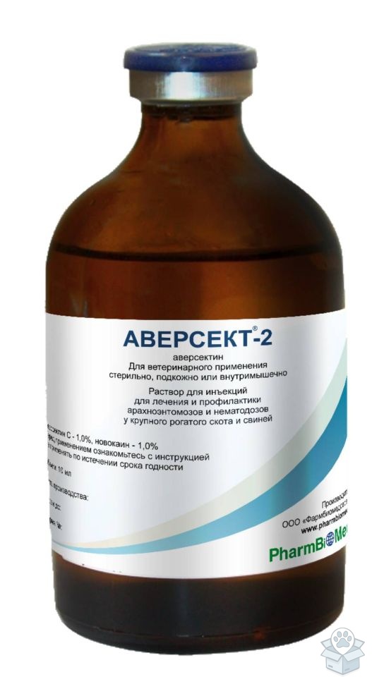 Аверсект-2, раствор для инъекций 1%, 100 мл