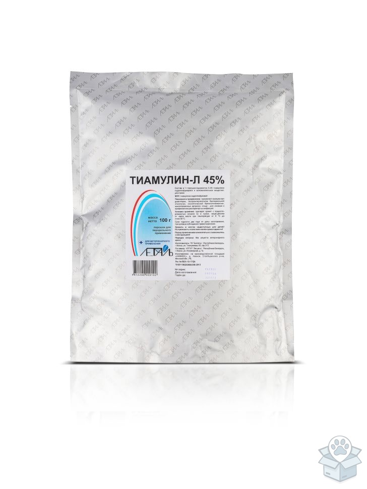 Биогель: Тиамулин Л 45%, порошок, 100 гр