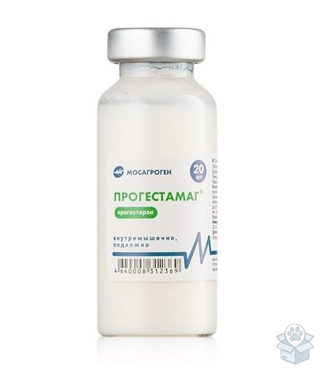 МосАгроГен: Прогестамаг 15%, суспензия для инъекций, 20 мл