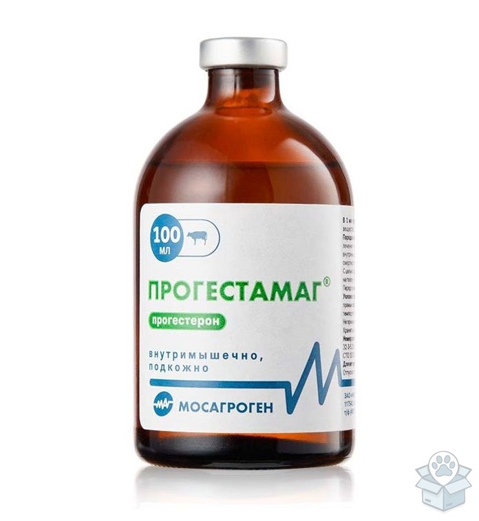 МосАгроГен: Прогестамаг 15%, суспензия для инъекций, 100 мл