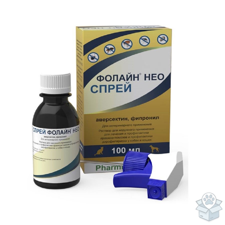ФАРМБИОМЕД: Фолайн Нео спрей для собак и кошек, 100 мл