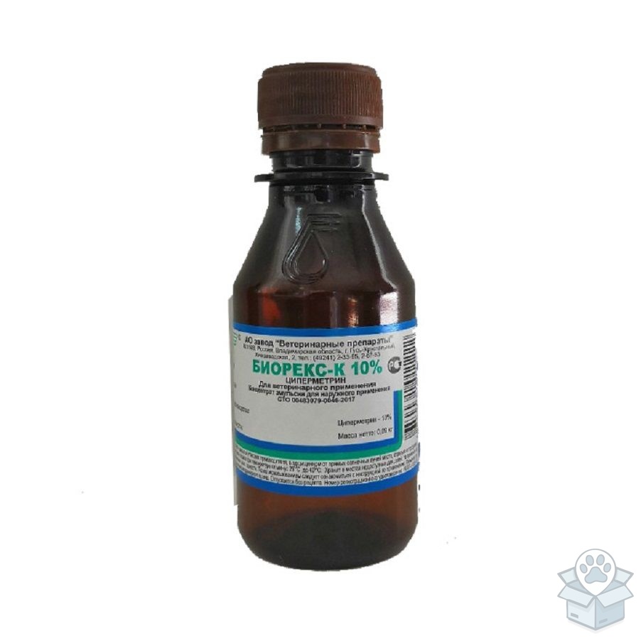 Завод вет. препараты: Биорекс-К 10 %, 100 мл