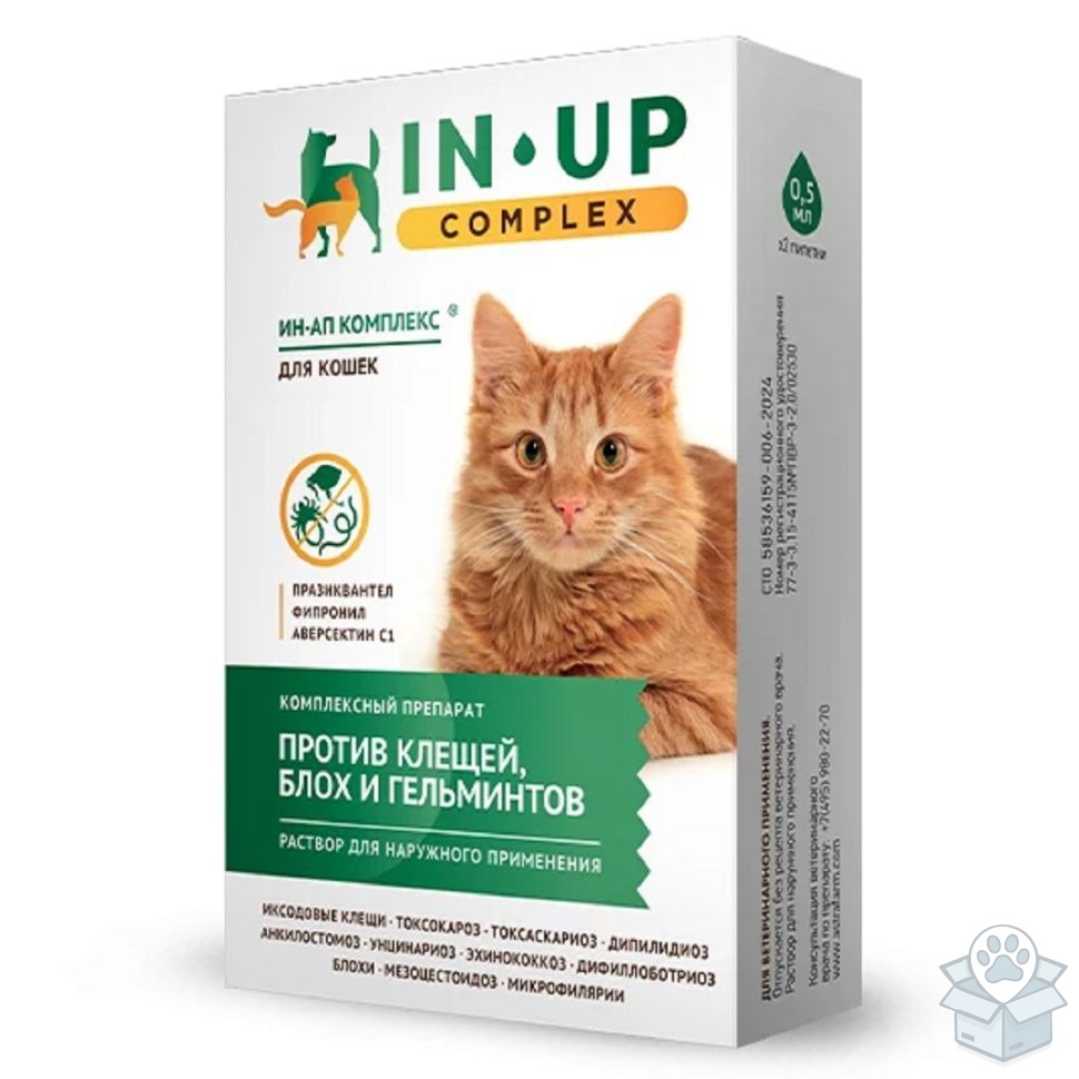 ИН-Ап комплекс: капли для кошек и котят, 0,5 мл