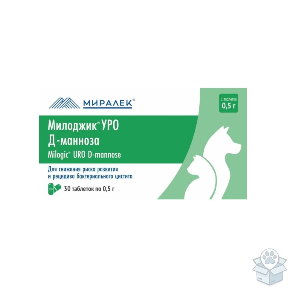 Миралек: Милоджик УРО Д-манноза, 30 табл.
