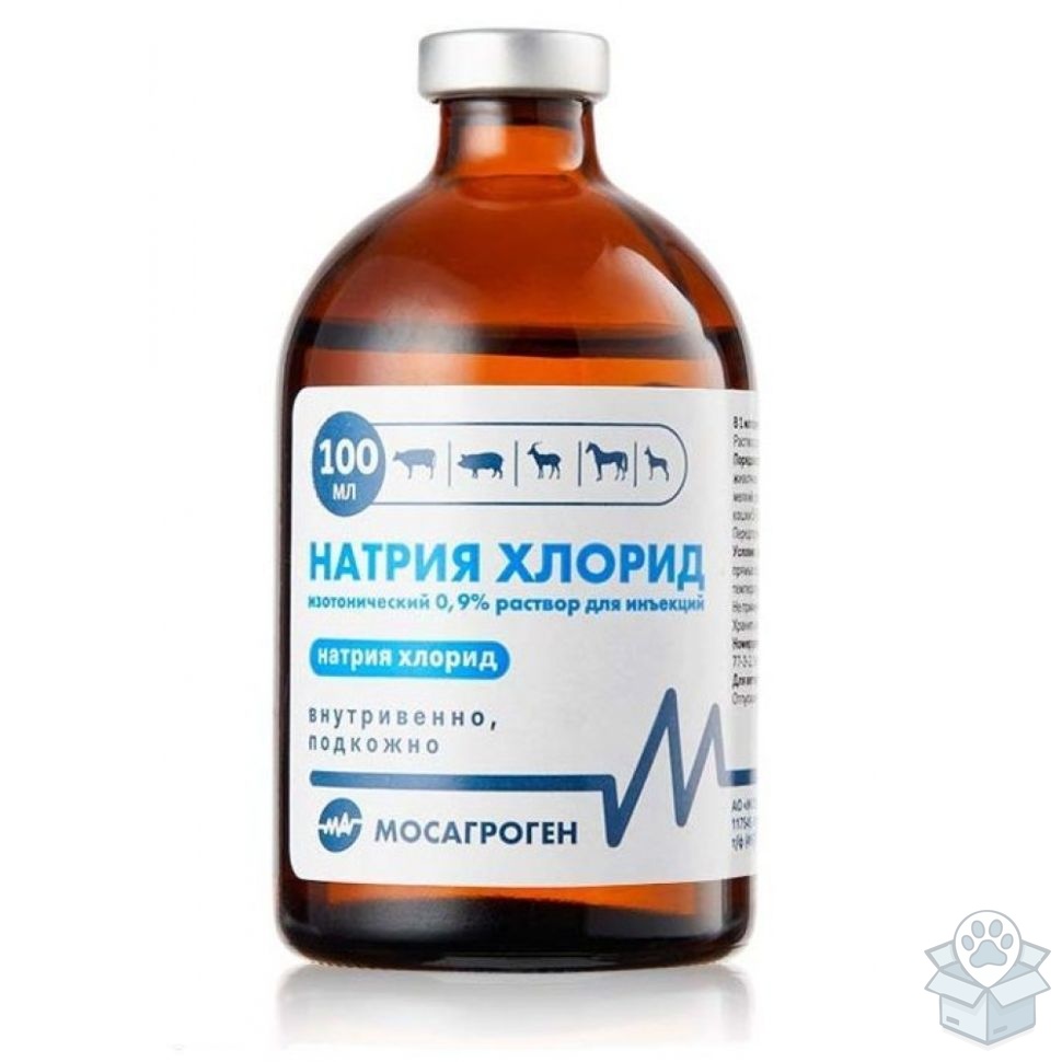 Мосагроген: раствор Рингера-Локка, для инъекций, 100 мл