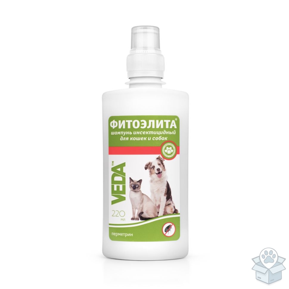 Веда: Фитоэлита, шампунь инсектицидный, для кошек и собак, 220 мл