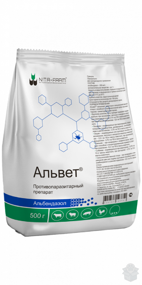 Nita farm: Альвет, гранулы, 500 гр.