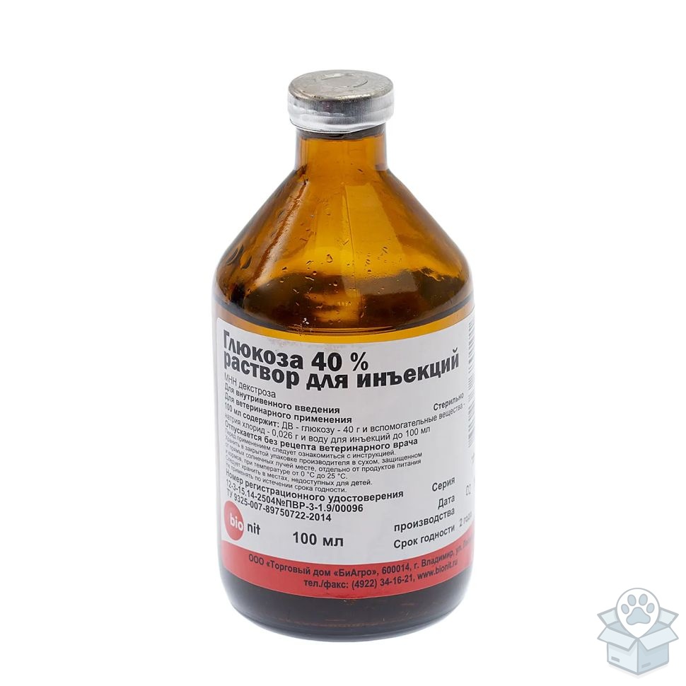 Bionit: Глюкоза 40%, 100 мл