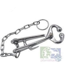 Ветспектрум: Щипцы носовые для фиксации КРС с цепочкой