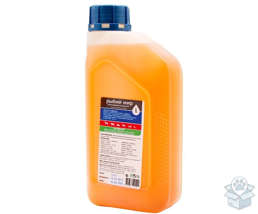 Биоветсервис: Рыбий жир ветеринарный, 1 л