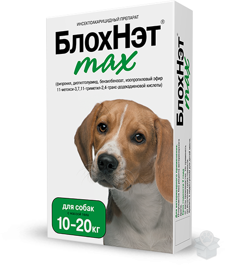 Астрафарм: БлохНэт max, капли для собак 10-20 кг, 2 мл