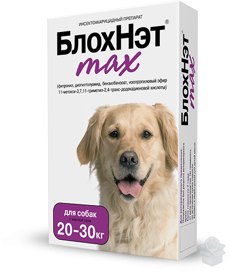 Астрафарм: БлохНэт max, капли для собак 20-30 кг, 3 мл