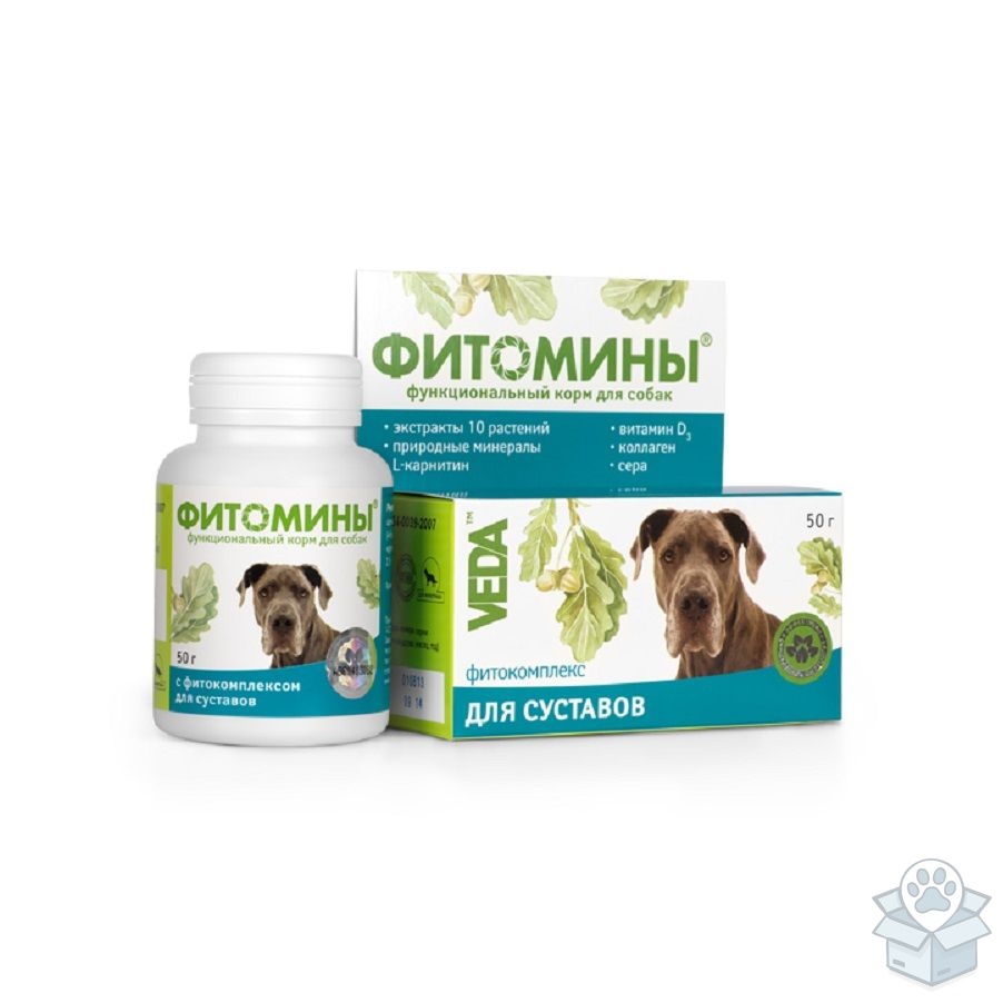 Веда: Фитомины для суставов, для собак, 50 г
