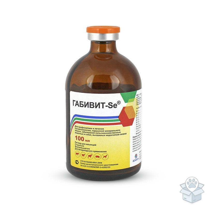 Габивит Se, раствор для инъекций, 100 мл